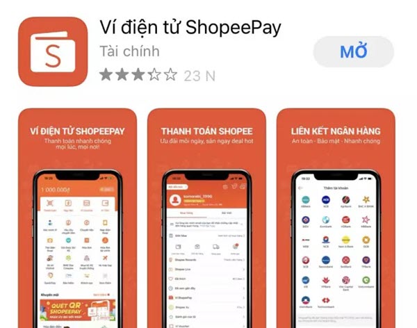 Tìm kiếm để tải ứng dụng ShopeePay trên App Store hoặc CH Play - Ví shopee pay là gì