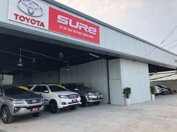 Với tiêu chí 3 không giúp cho Toyota Sure tạo được sự an tâm cho khách hàng khi mua xe Toyota cũ