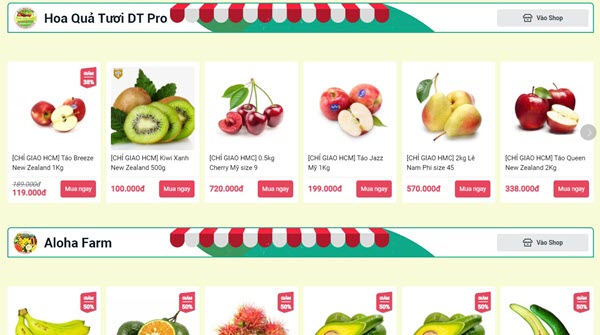 Trái cây tươi ngọt - Đi chợ online tại nhà
