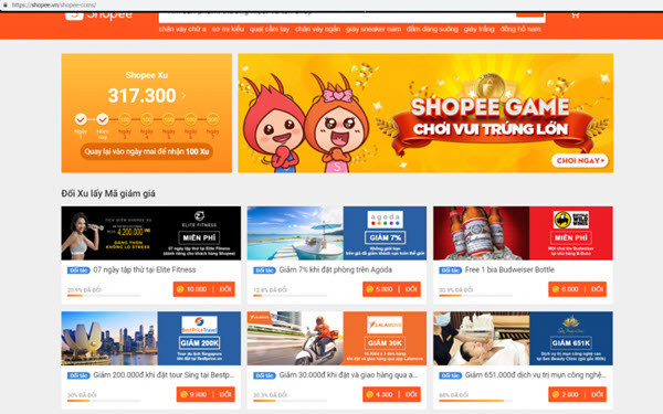 Shopee game gây nghiệm với nhiều phần quà hấp dẫn