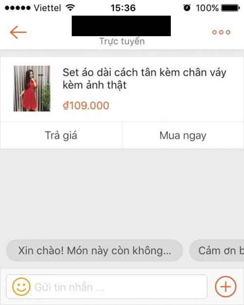 Tính năng cho phép trả giá khi mua sắm trên Shopee