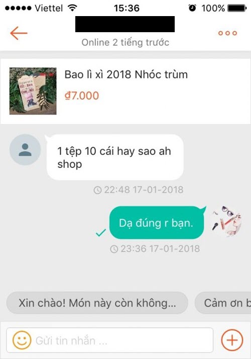 Tính năng trò chuyện, trao đổi trực tiếp khi mua hàng trên Shopee vô cùng tiện lợi