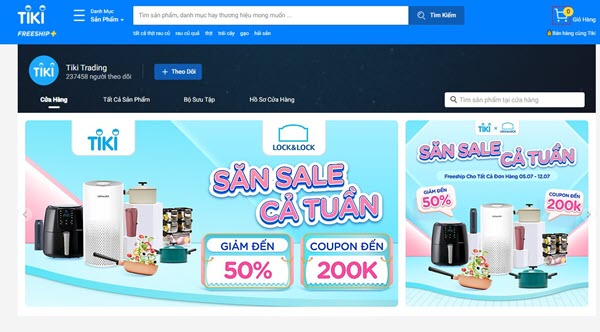Tiki Trading - Gian hàng chính chủ Tiki cam kết 100% chính hãng