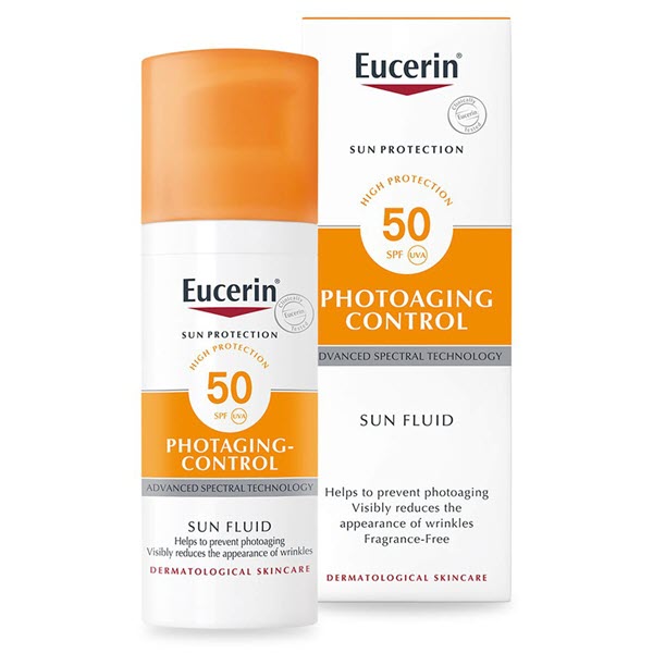 Kem chống nắng Eucerin Sun Fluid Photoaging Control SPF 50