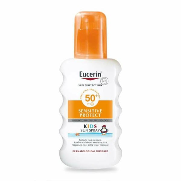 Kem chống nắng Eucerin Kids Sun Spray SPF50+