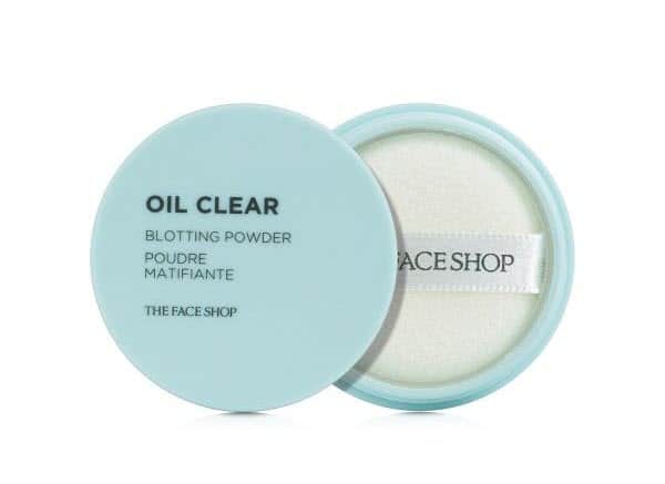 Thiết kế đẹp mắt của The Face Shop Oil Clear Blotting Powder