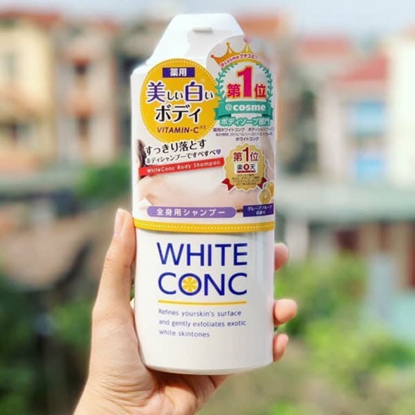 Hương thơm tự nhiên, làm trắng da hiệu quả với sữa tắm trắng da White Conc thương hiệu Nhật