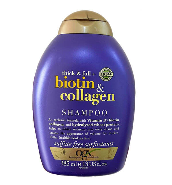 Dòng sản phẩm trị rụng tóc Biotin Collagen tím