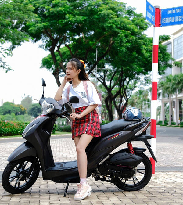 Các loại xe máy 50cc cho học sinh nữ rất được ưa chuộng hiện nay