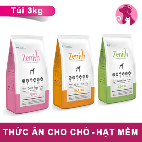 Thức ăn Zenith cung cấp dưỡng chất tăng cường hệ miễn dịch cho chó con