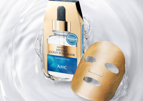 Mặt nạ AHC Premium Hydra Gold Foil với 3 loại dưỡng chất độc đáo