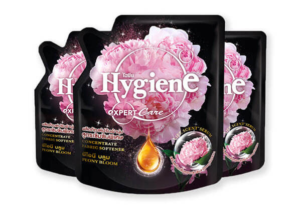 Nước xả vải Hygiene Expert Care hoa mẫu đơn - màu đen