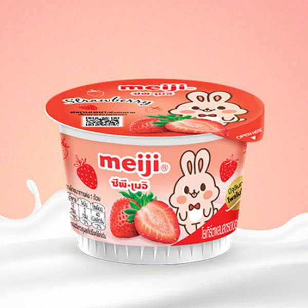 Sữa chua ăn dặm cho bé Meiji