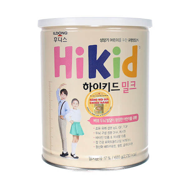 Sữa Hikid Hàn Quốc tăng chiều cao cho bé
