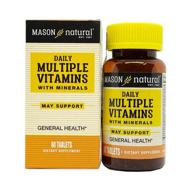 Vitamin tổng hợp Mason Natural cho nữ  - Daily Multiple Vitamins With Minerals