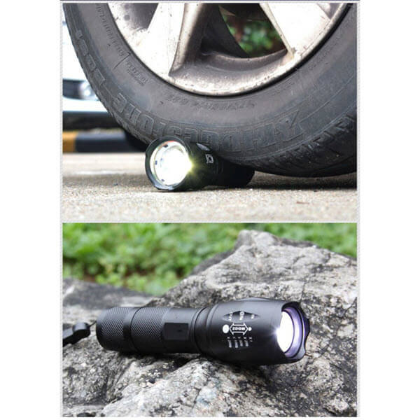 Đèn pin Xinsite Q5 có thiết kế nhỏ gọn giúp dễ sử dụng và mang theo