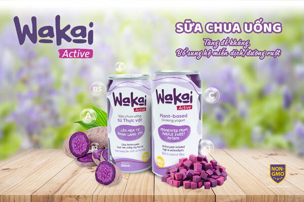 Wakai - Sữa chua uống từ thực vật đầu tiên tại Việt Nam