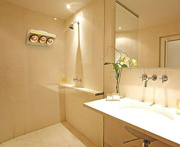 Không chỉ dùng để sưởi ấm mà đèn sưởi nhà tắm nào tốt nhất còn là vật trang trí giúp phòng tắm sang trọng hơn