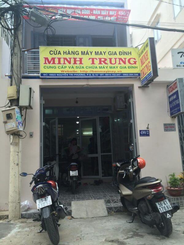 Cửa hàng máy may Minh Trung ở tphcm