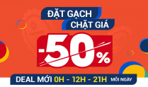 Hướng dẫn cách đặt gạch chặt giá trên Shopee giảm giá 50% vào 0h – 12h – 21h mỗi ngày